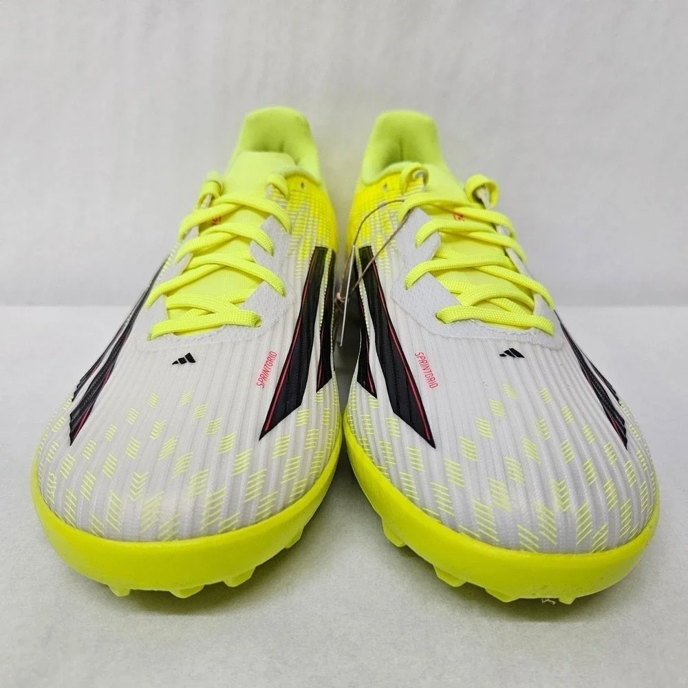 Adidas F50 League TF Turf Soccer Cleats JR8978 Solar Yellow Black Men‎ Size 10